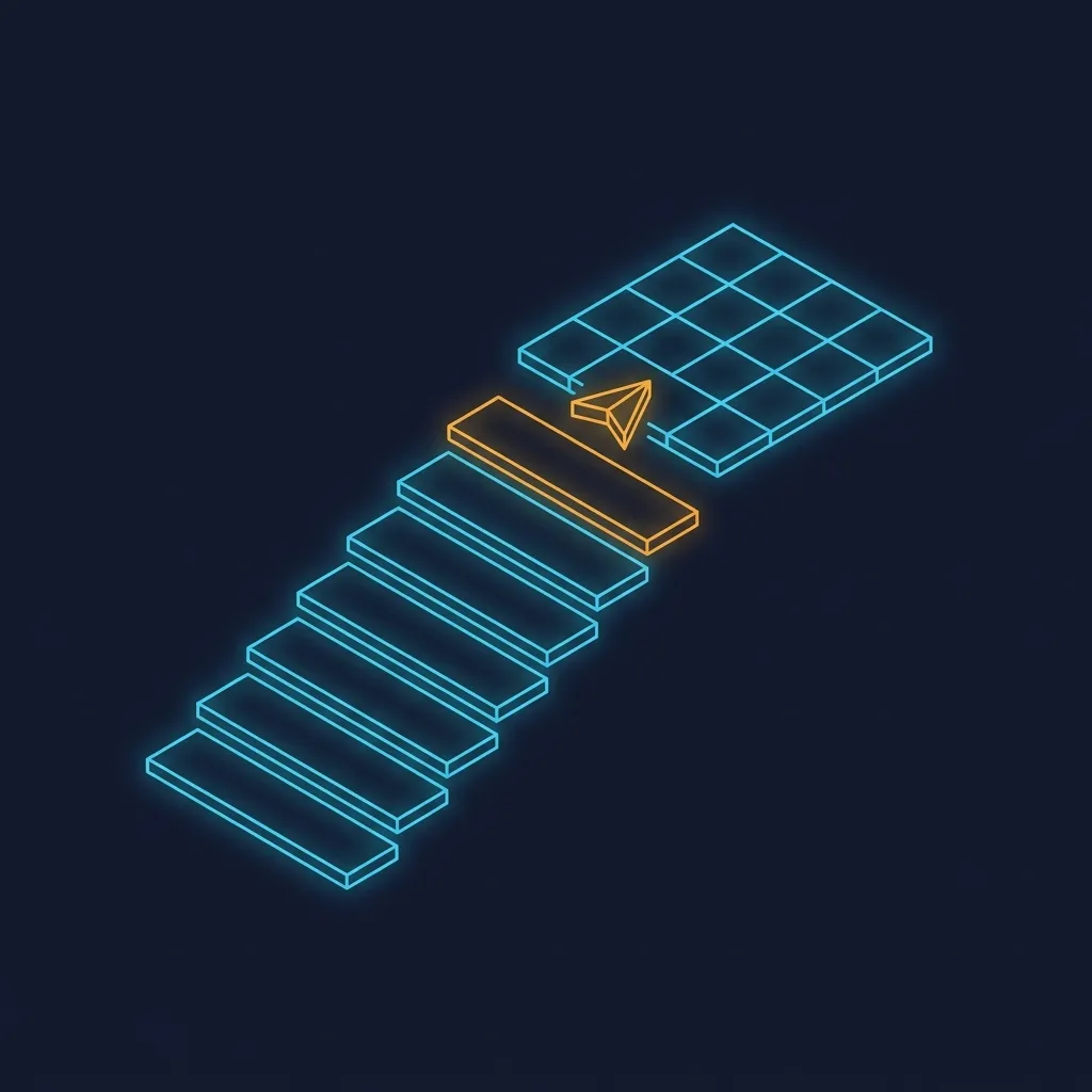 Isometric illustration of a booking calendar with a hesitating cursor